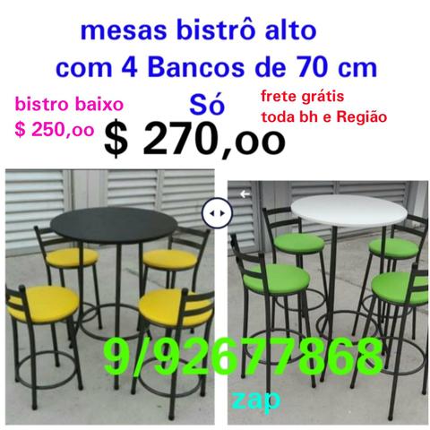 Banquetas alta 70 cm na embalagem direto na fabrica em Betim - Foto 5