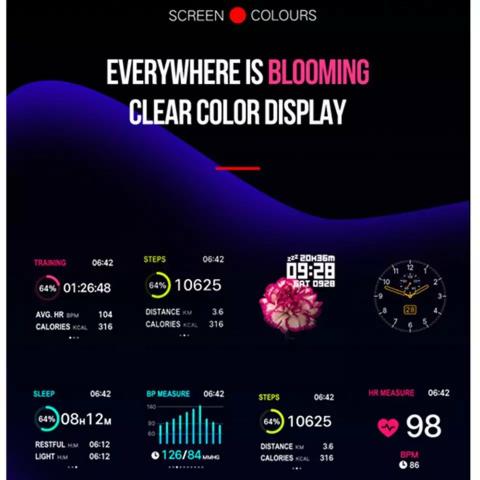 Smart watch HERO band 3 b57 novo - Foto 4