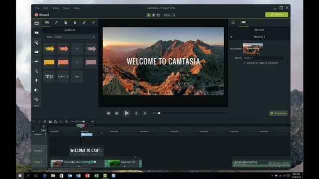 Camtasia Studio Editando vídeo