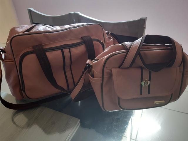 Kit bolsa maternidade feminina Rosê