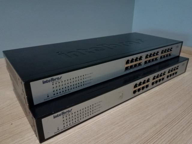2 Switches Intelbras e Roteador TP Link - Foto 4
