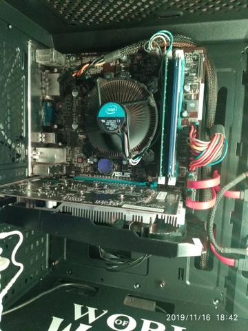 Kit gamer placa mãe placa de vídeo processador i5 8 gb memória ram - Foto 2