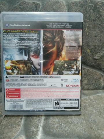 Troco Jogo Metal Gear Rising Ps3 Midia Fisica Original! - Foto 4