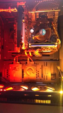 Kit gamer placa mãe placa de vídeo processador i5 8 gb memória ram - Foto 4
