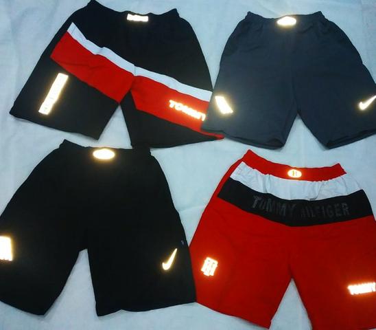 Bermudas Refletivas Nike e Tommy- Todas novas - Entregamos nas estações- P ao GG - Foto 5