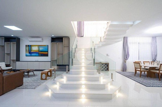 Condomínio Alphaville - Casa Triplex em projeto Contemporânea com 5 Suítes. Oportunidade! - Foto 3