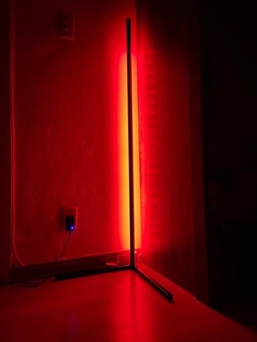 Luminária led gamer de canto com iluminação rgb, moderna -ideal para todos os ambientes - Foto 4