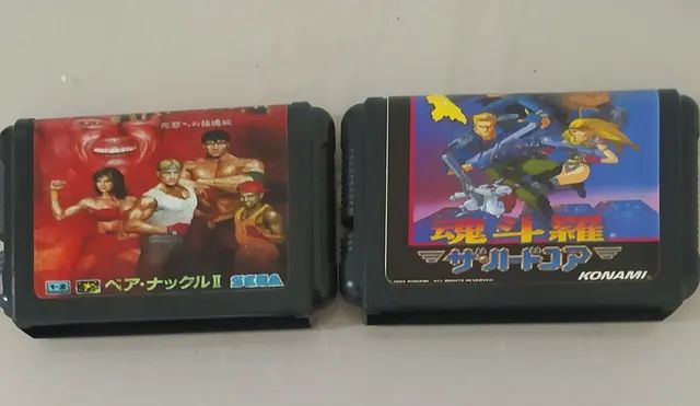 Quais dois cartuchos de Mega Drive - O Bom do Videogame