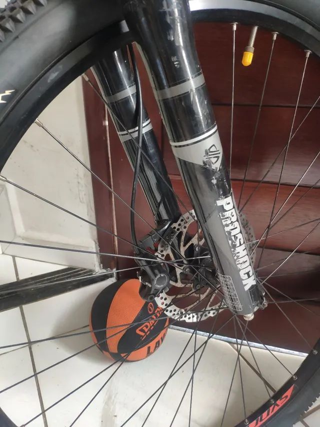 Bike First Linux M 17,5 Full deore Troco em Maquina de costura com volta - Foto 4