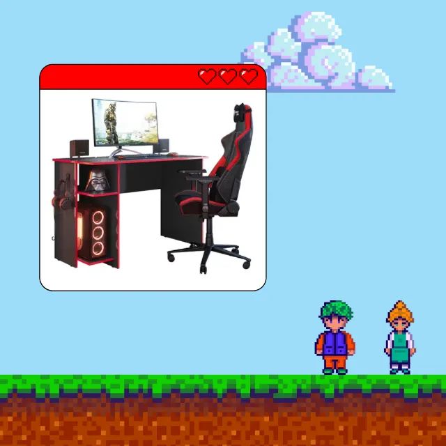 Escrivaninha gamer - Montagem Gratis - Foto 3