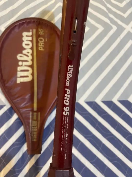 Raquete Tênis Wilson Pro 95 - L4 4 1/2 - Usada Em Bom Estado - Foto 2