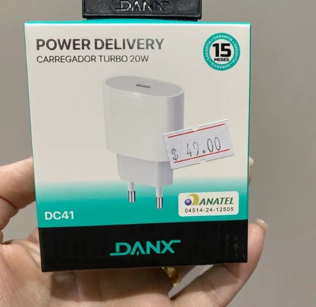 Fonte Base Carregador Turbo PD 20W - Danx - DC41 Tomada -Loja Coimbra Computadores Entrega