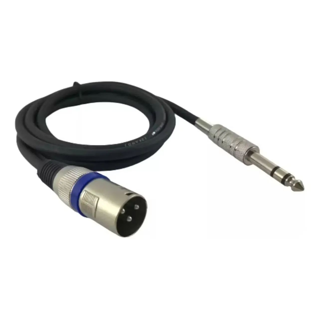 Cabo XLR macho P10 Stereo 2 Metros para microfone Balanceado - Foto 2