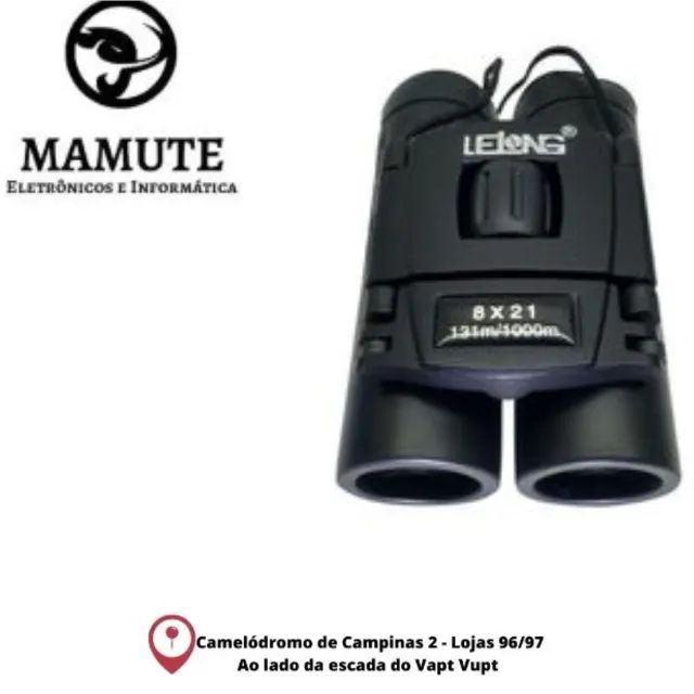 Binoculo Lelong 8x21 Le-2050 Alcance 1000m Bolsa Protetora
