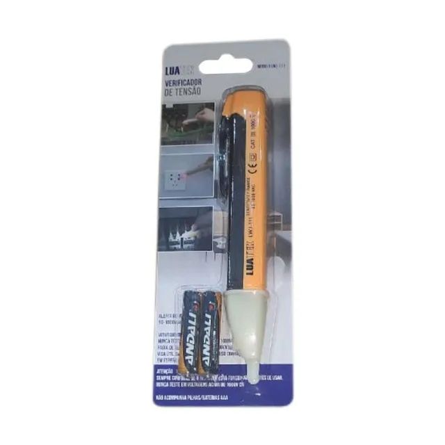 Verificador De Tensão Sonoro Caneta Luminoso Lwj-111 Luatek