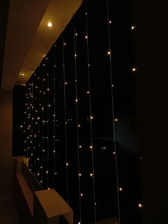 Cortina de LED para decoração de varanda - Foto 5