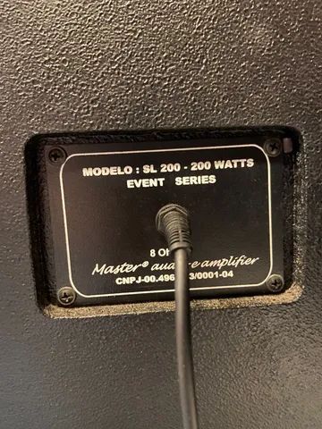 Caixa Acústica Master Audio Passiva Sl200 - 200 Watts - Foto 4