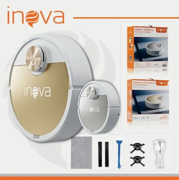  ROBO INTELIGENTE ASPIRADOR INOVA SDJ-12615 CINZA
