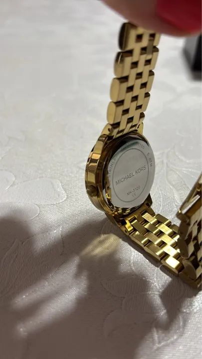 Relógio Mk-3120 Feminino Original Dourado Com Excelente Bateira Nova  - Foto 3