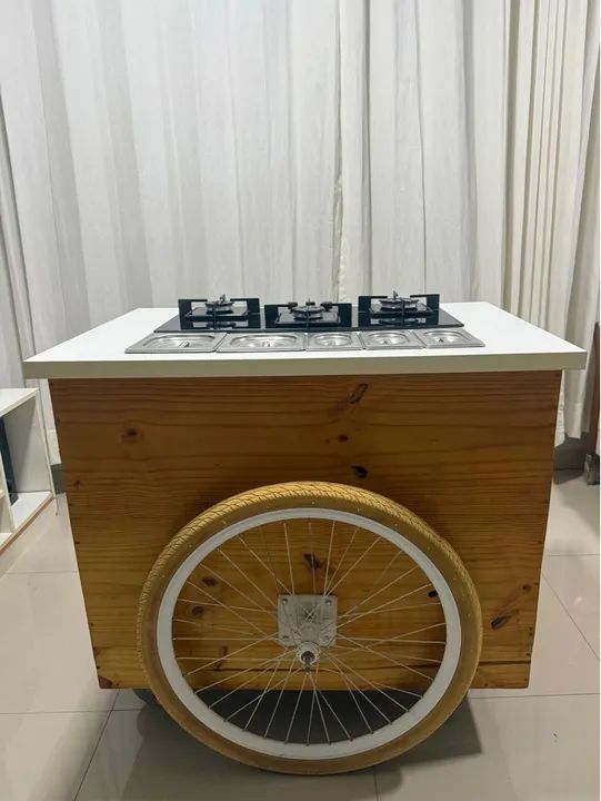 Carrinho Gourmet em Madeira  - Foto 6