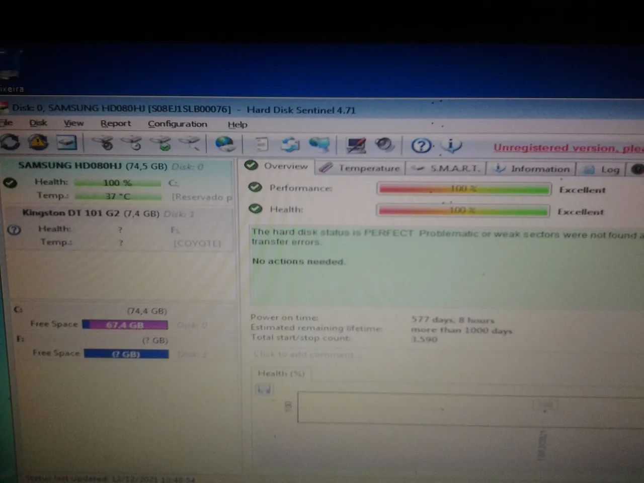 HD Samsung 80GB 7200rpm - Foto 3