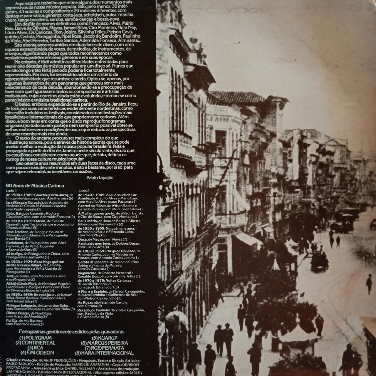 disco de vinil LP 80 Anos de Música Carioca - Foto 2