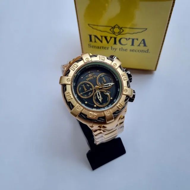 Relógio invicta Thunderbolt fundo preto