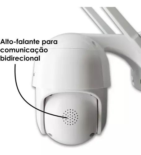 Câmera IP Inteligente 360° 2 Antenas Wi-Fi Externa Bmax BM-IP170 Loja Coimbra Computadores - Foto 3