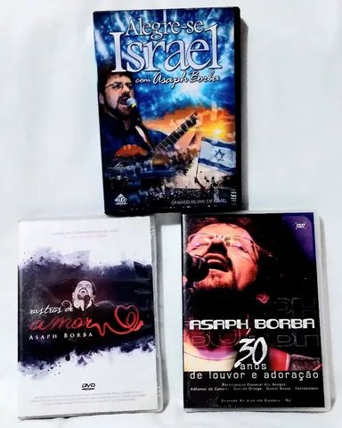 Coleção Asaph Borba 03 Dvds Originais 