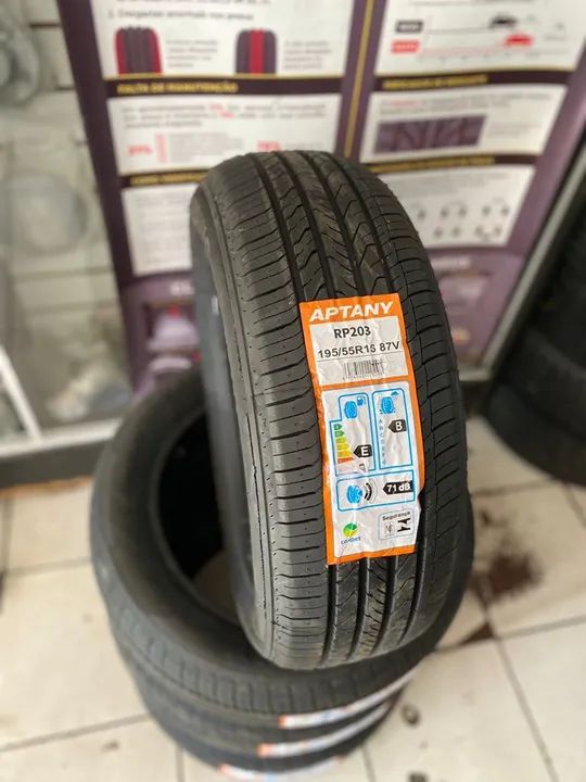 Pneu novo 195/55r16 Aptany 87V - Peças para carros, vans e