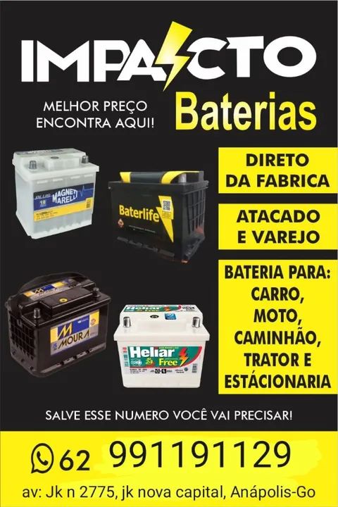 Baterias Atacado e Varejo / *