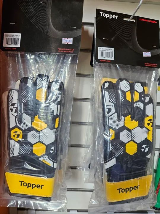 PROMOÇÃO LUVA DE GOLEIRO TOPPER ORIGINAL R$99.00 AVISTA. 