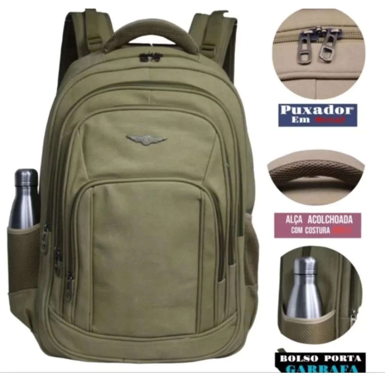 Mochila Lona Grande - 60L