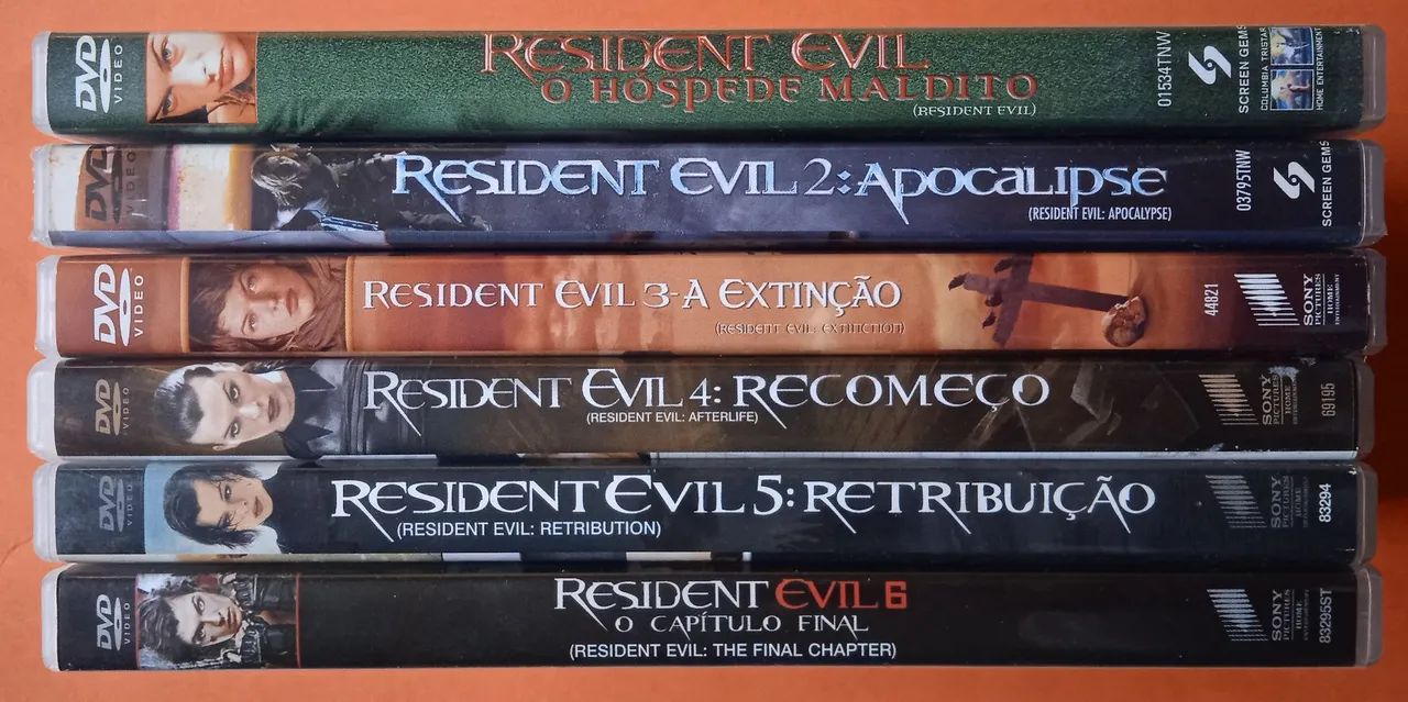 Dvd Resident Evil - 6 Filmes  - Foto 3