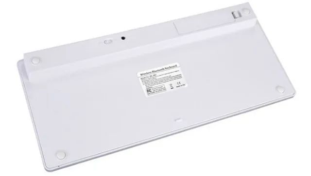 Teclado Bluetooth Sem Fio Padrão Apple iMac iPad Pc Wireless Bluetooth Universal - Foto 3