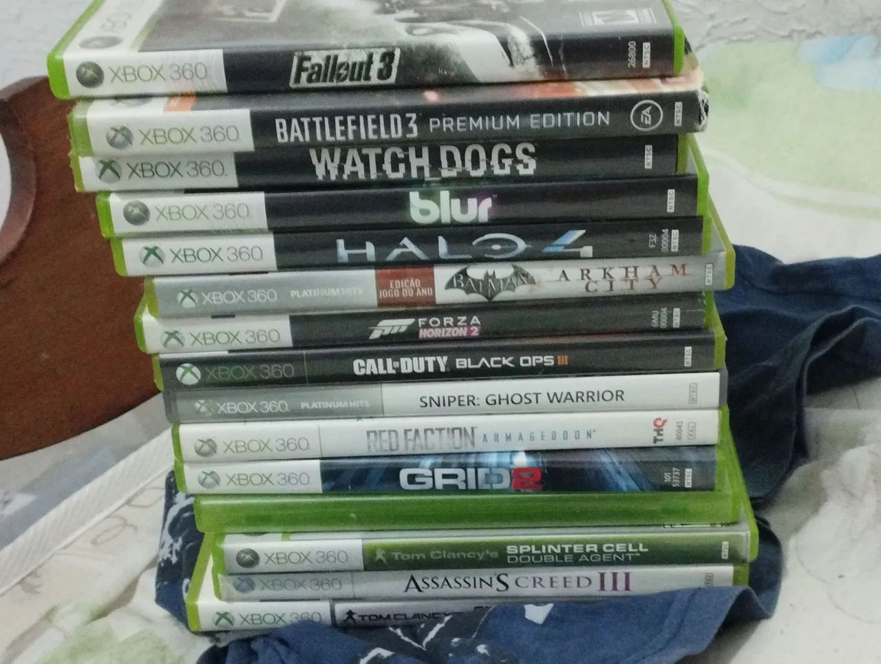 15 jogos de Xbox 360 todos originais semi novos poucas vezes usado