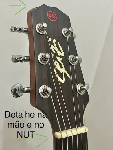 Violão Seizi supreme Mini Ryu Mirai koa Com Bag - Foto 2