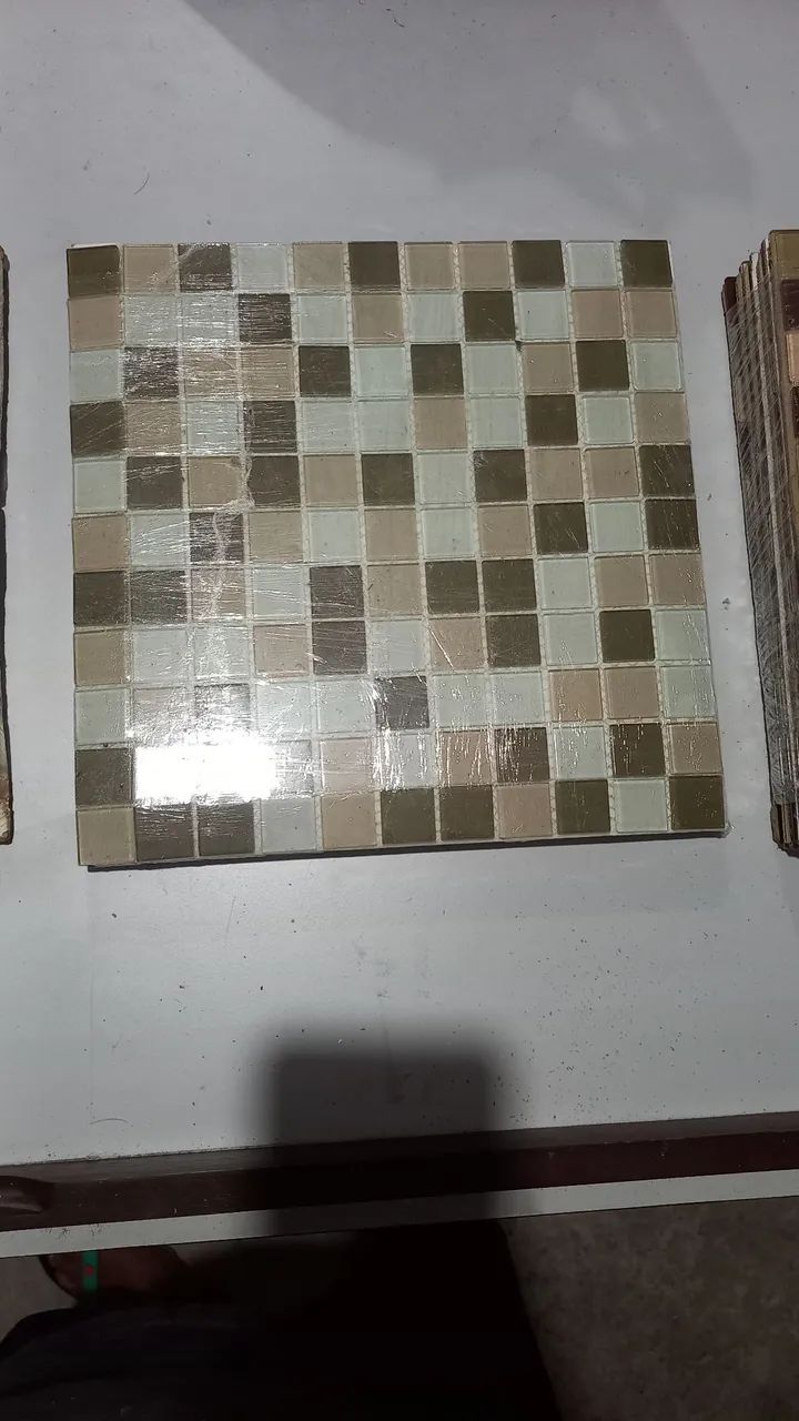 Pastilha de vidro mosaico 30 X 30 lote de 4 placas - Foto 3