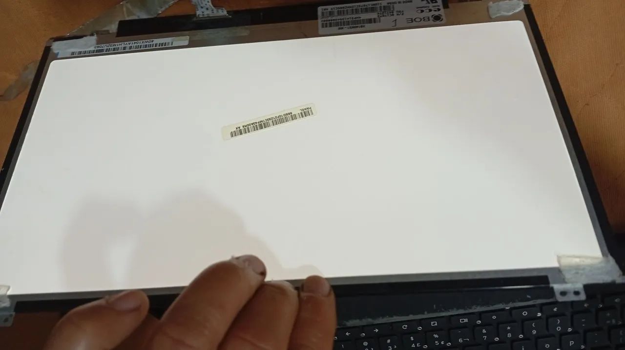 Tela pra notebook 14 polegadas led 40 pinos imagem prefeita  - Foto 4