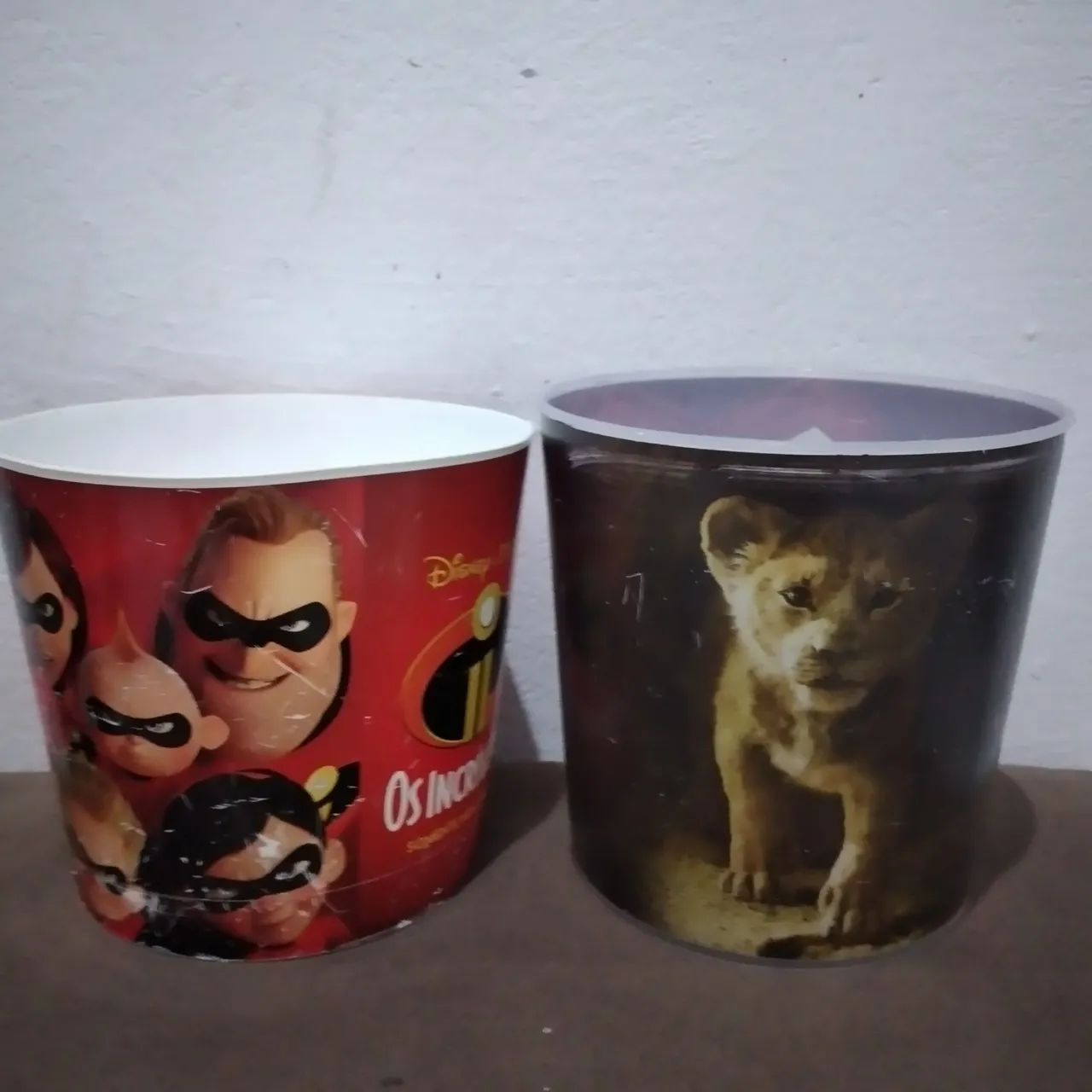 2 EXCELENTES BALDES DE PIPOCA POR R$ 10