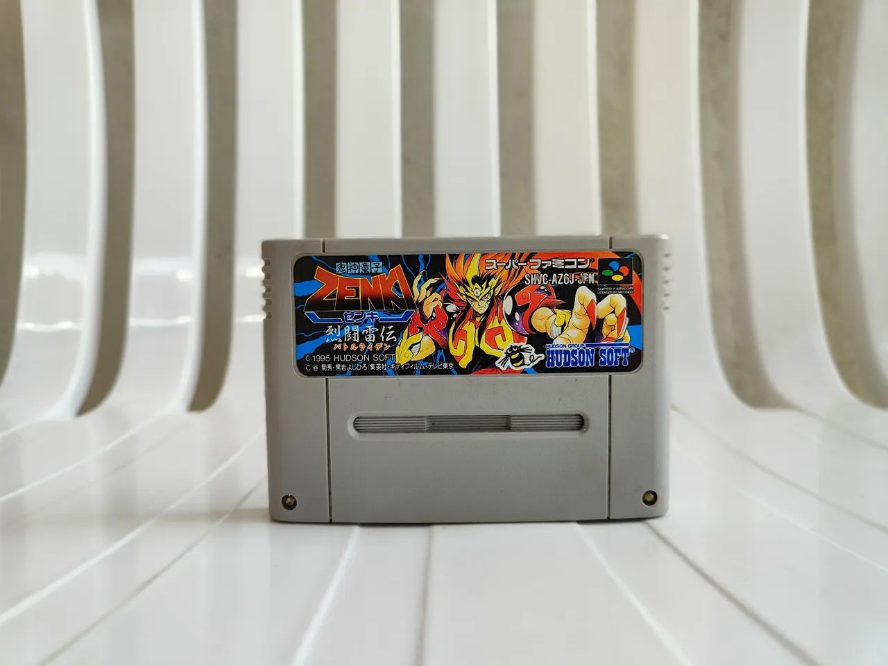 Jogo Super Nintendo - Zenki: Battle Raiiden