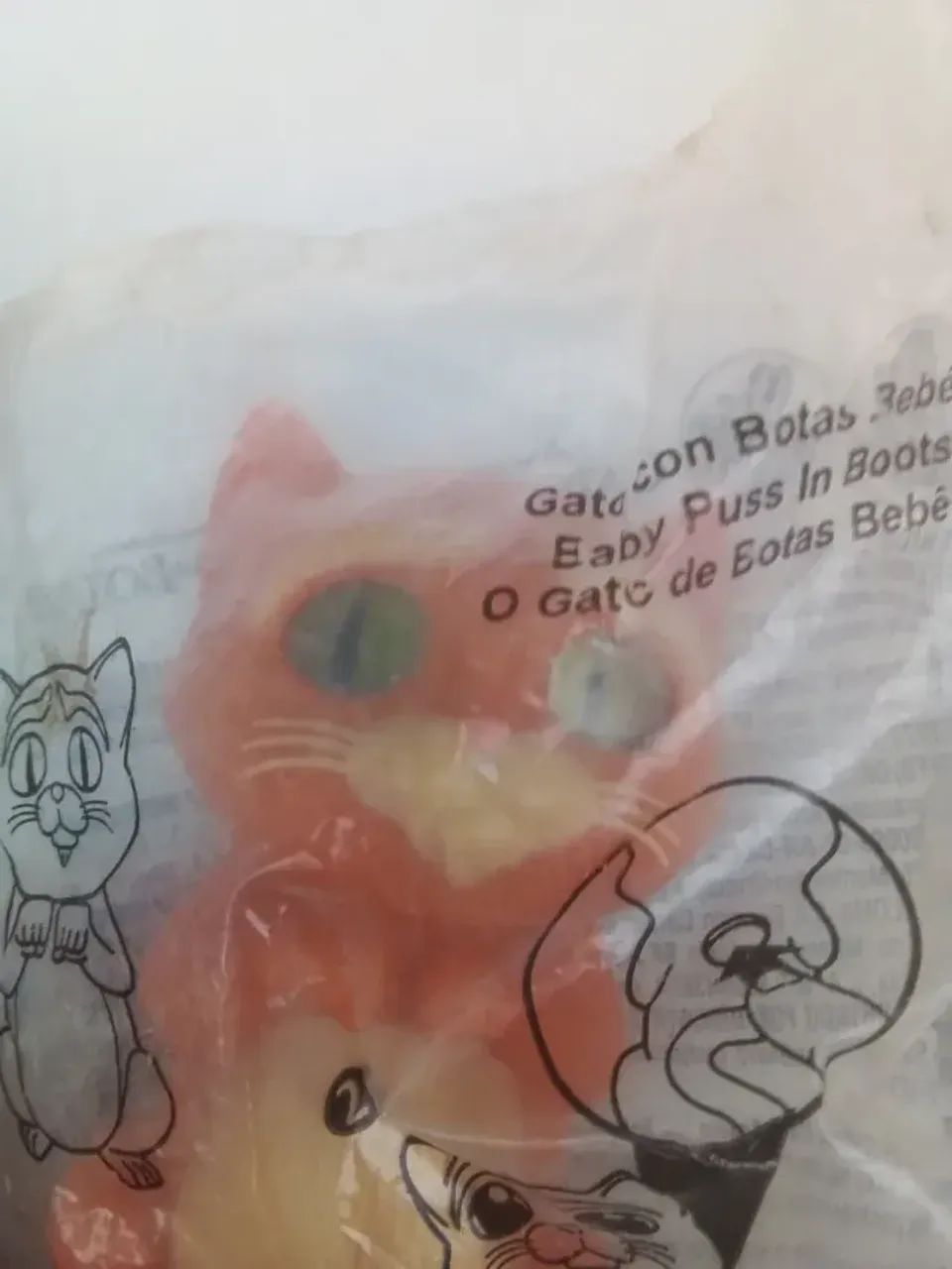 Promocional Mcdonald's Lacrado Gato De Botas Bebê 2011 - Foto 3