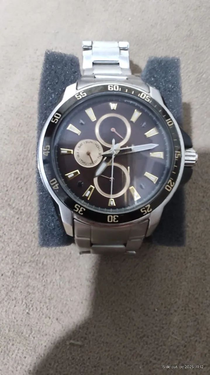 Relógio Armitron Brown Dial 43 mm - Foto 4