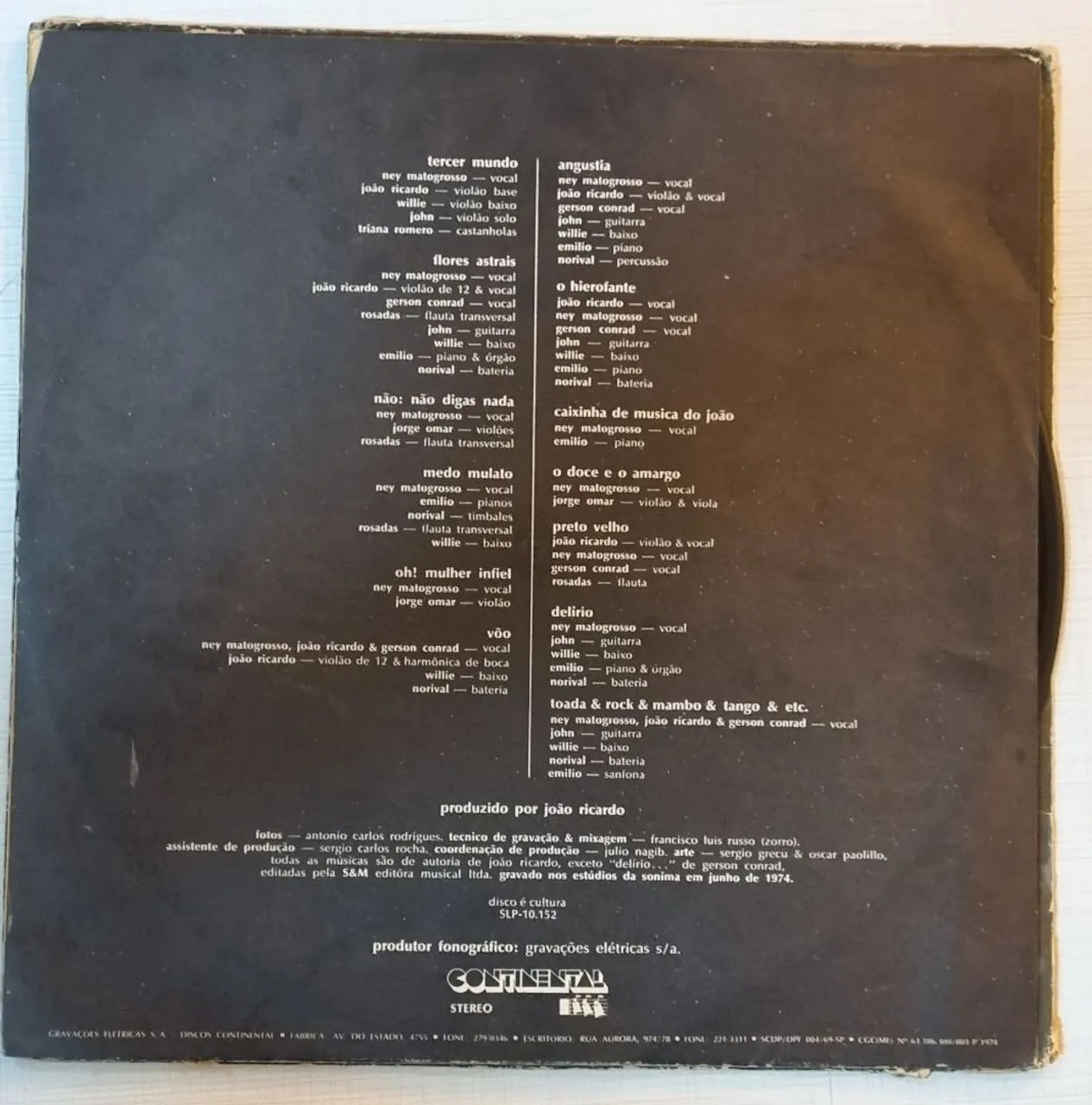 LP Disco de Vinil  - Secos e Molhados 1974 - Foto 3
