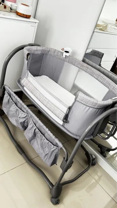 Berço Mastela 3 em 1 Bassinet com balanço e música  - Novo - Foto 4