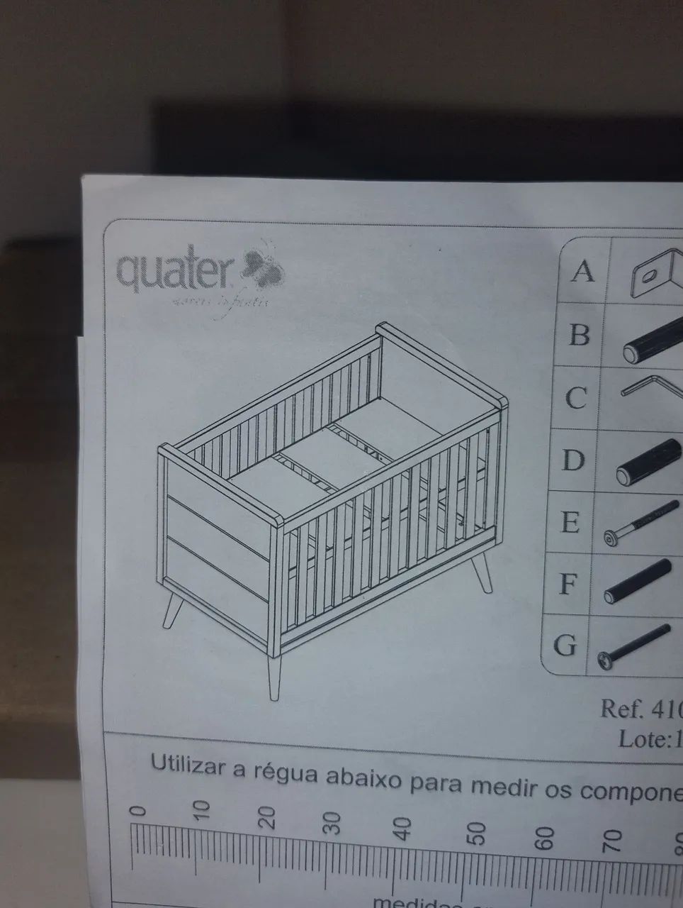 Berço - Cama infantil de madeira - usado - Foto 3