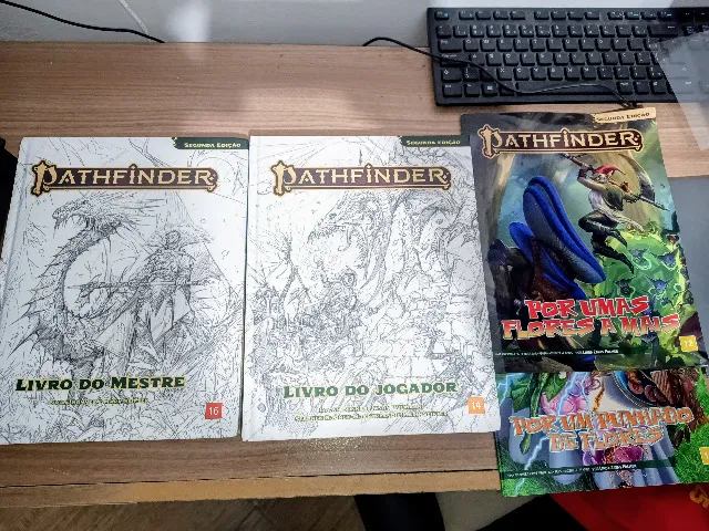 Pathfinder 2e Remaster: Livro do Mestre e Livro do Jogador Versão Sketch