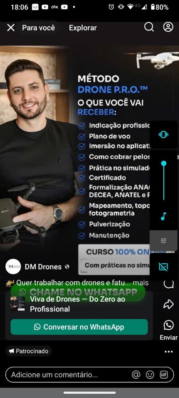 Curso operador de drones DJI