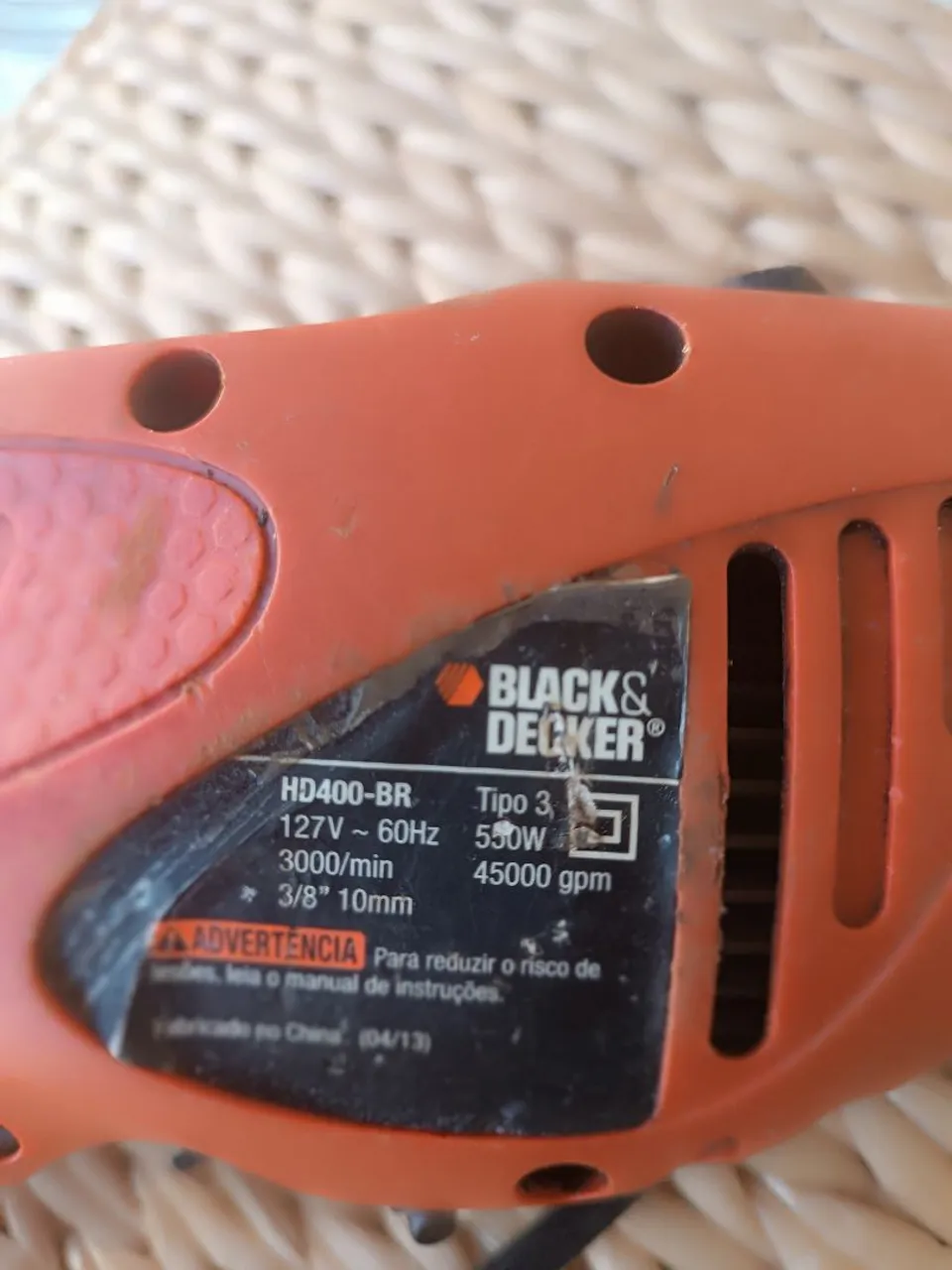 Furadeira Black & Decker HD400-BR