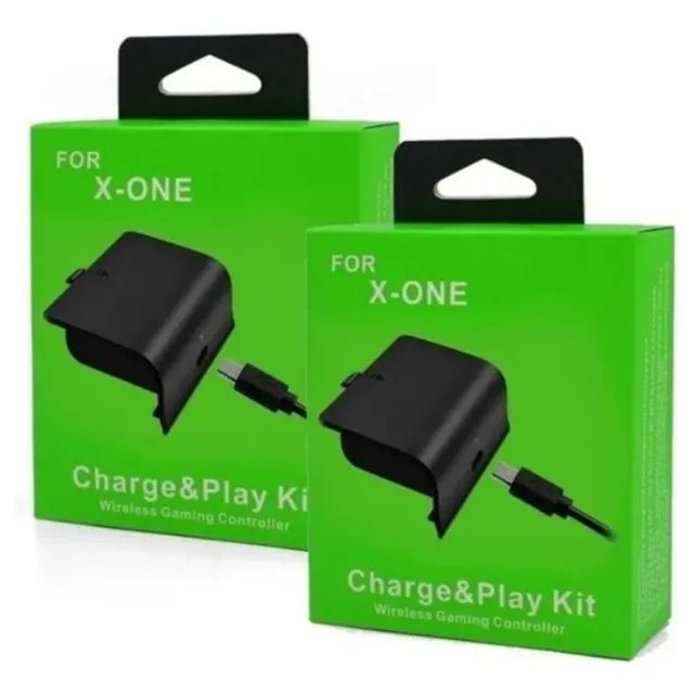 Baterias 800mah + Cabo Usb Compatível Com Xbox One S/x